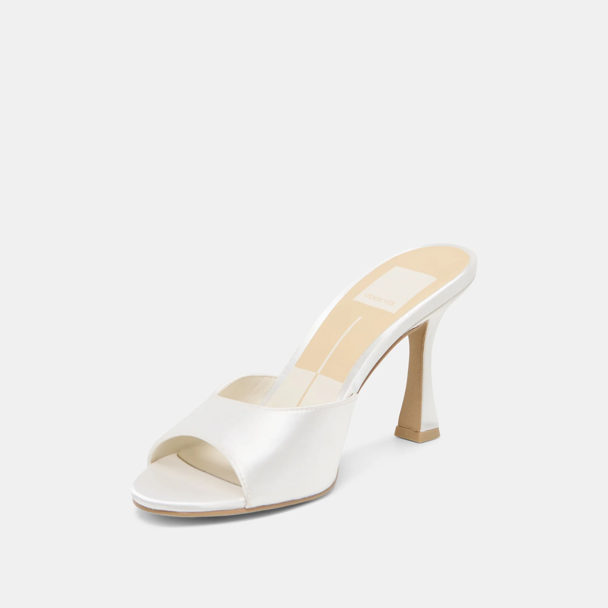 ROSHA HEELS TRUE WHITE SATIN - Image 6