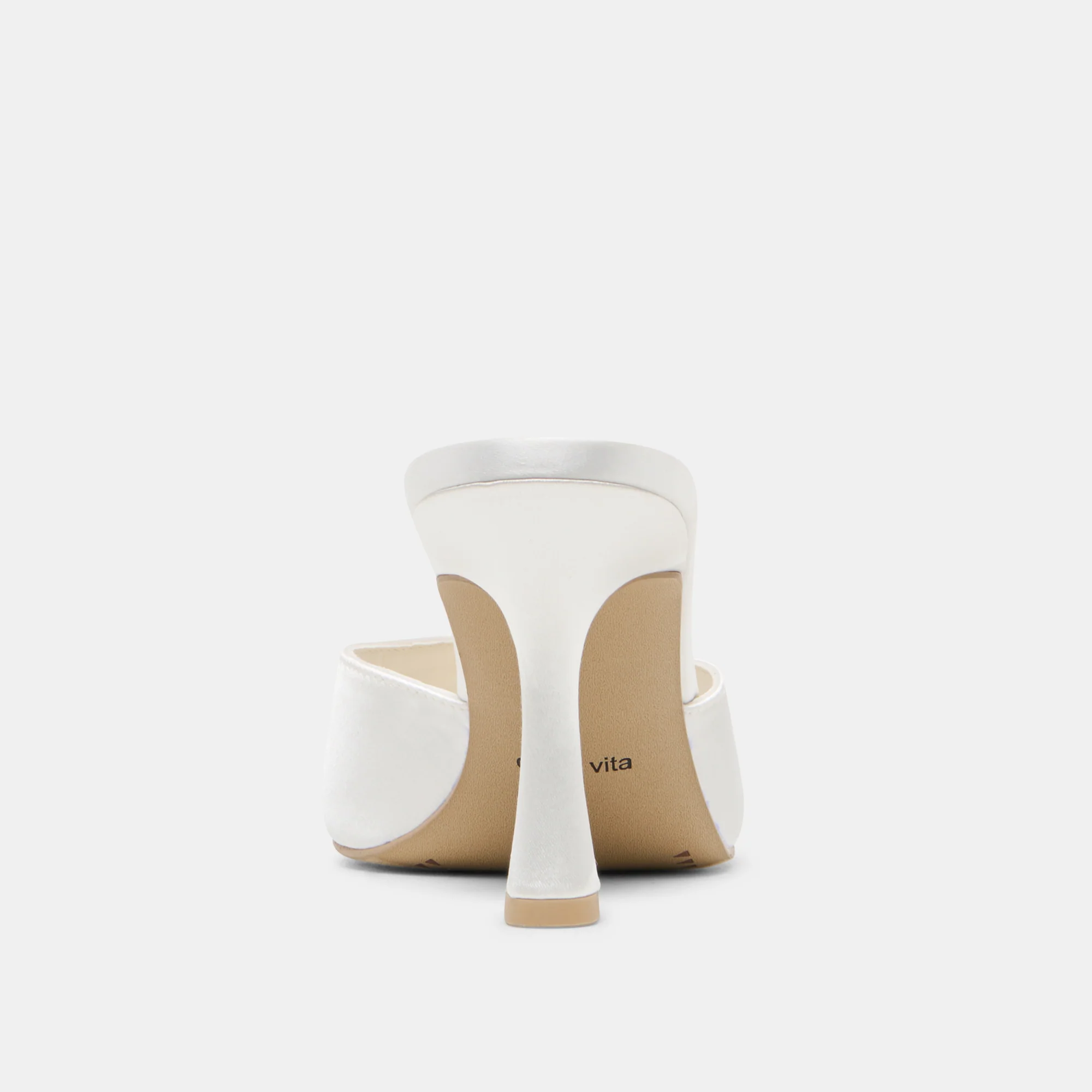 ROSHA HEELS TRUE WHITE SATIN - Image 9