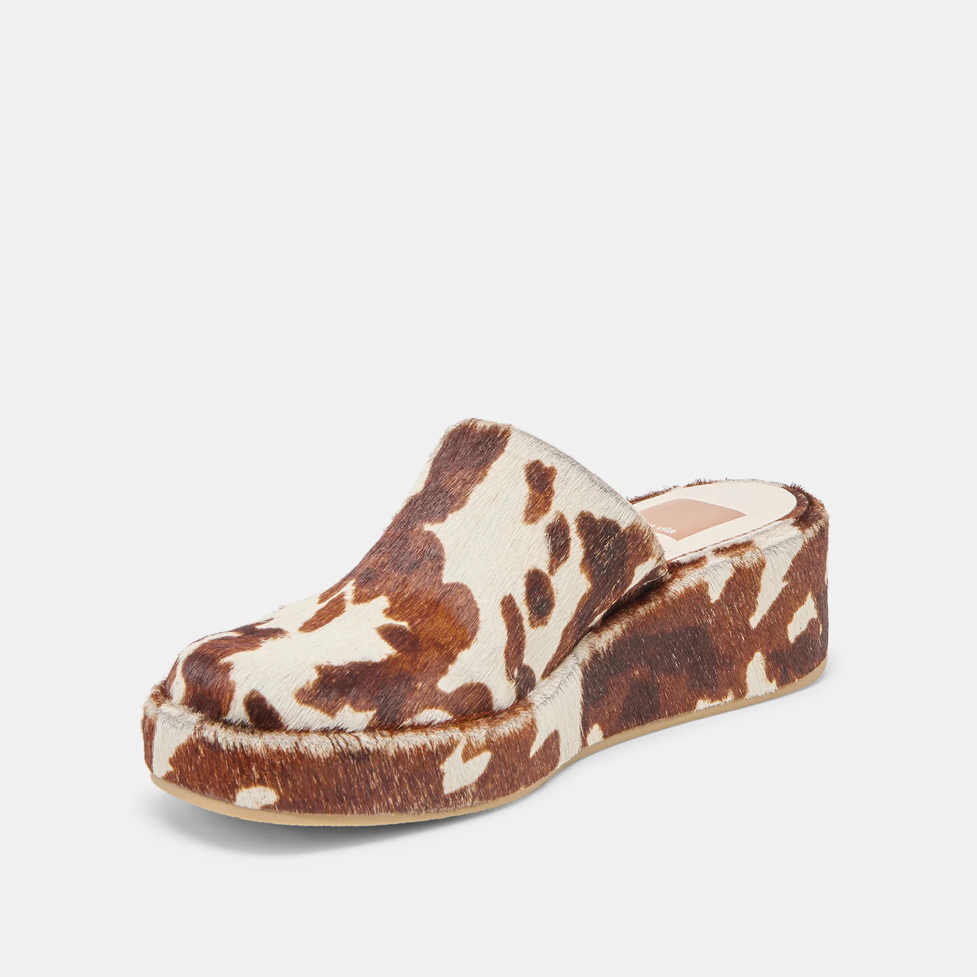 ROSITA FLATS COCOA TAURUS CALF HAIR - Image 5