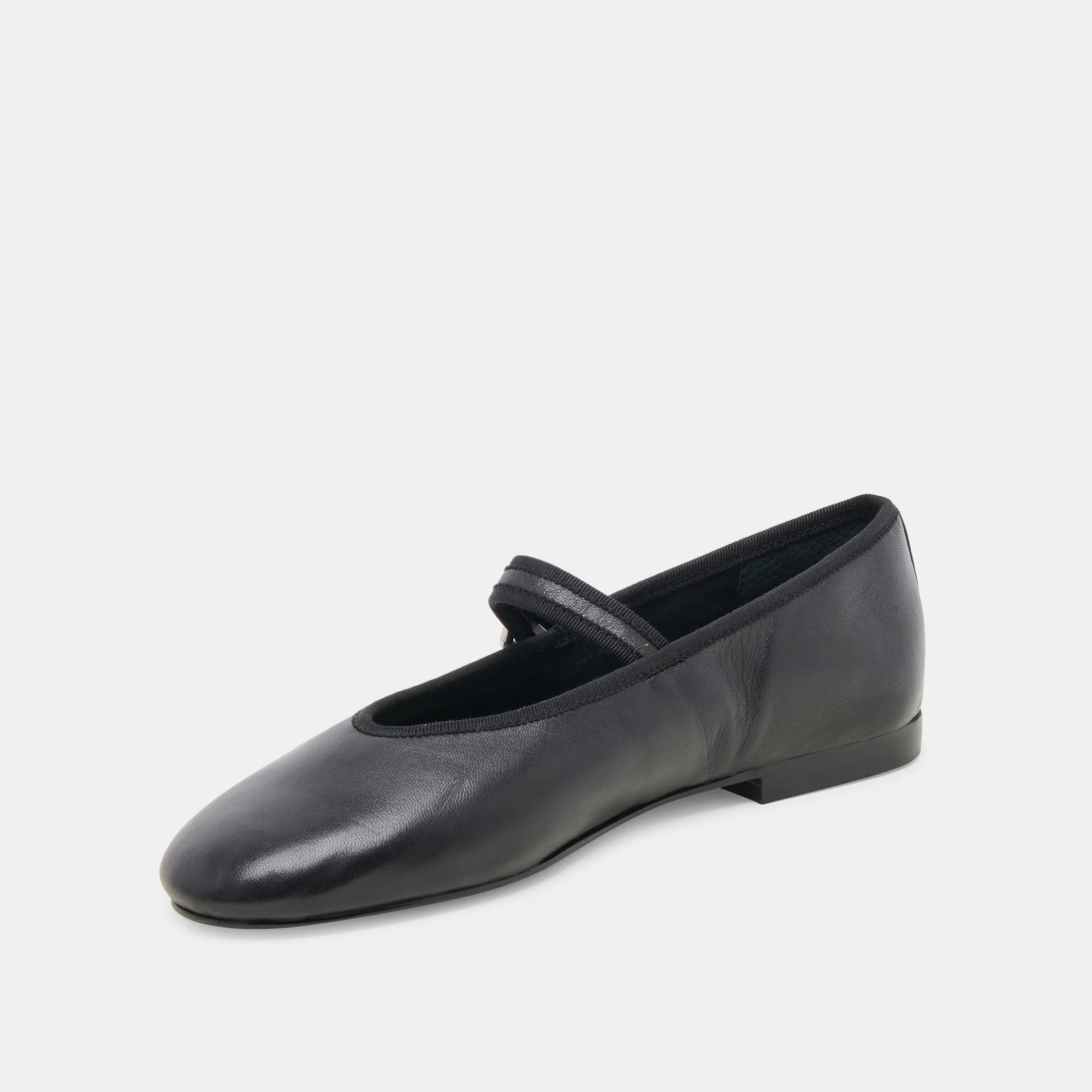 ROSLYN BALLET FLATS BLACK LEATHER - Image 7