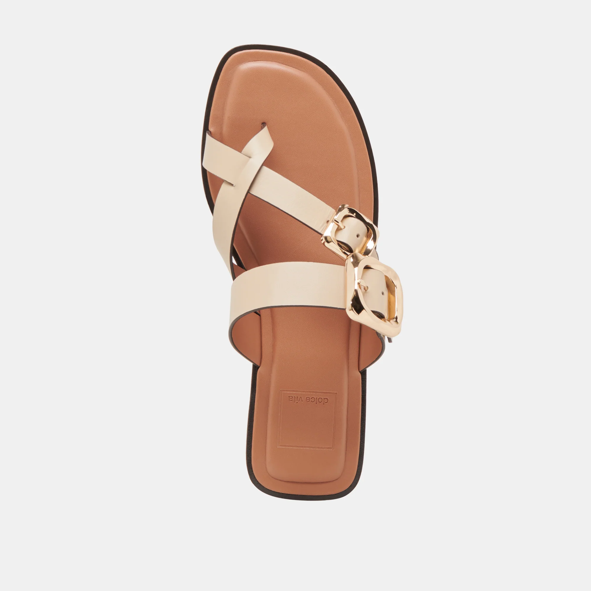 SHORE SANDALS IVORY LEATHER - Image 10