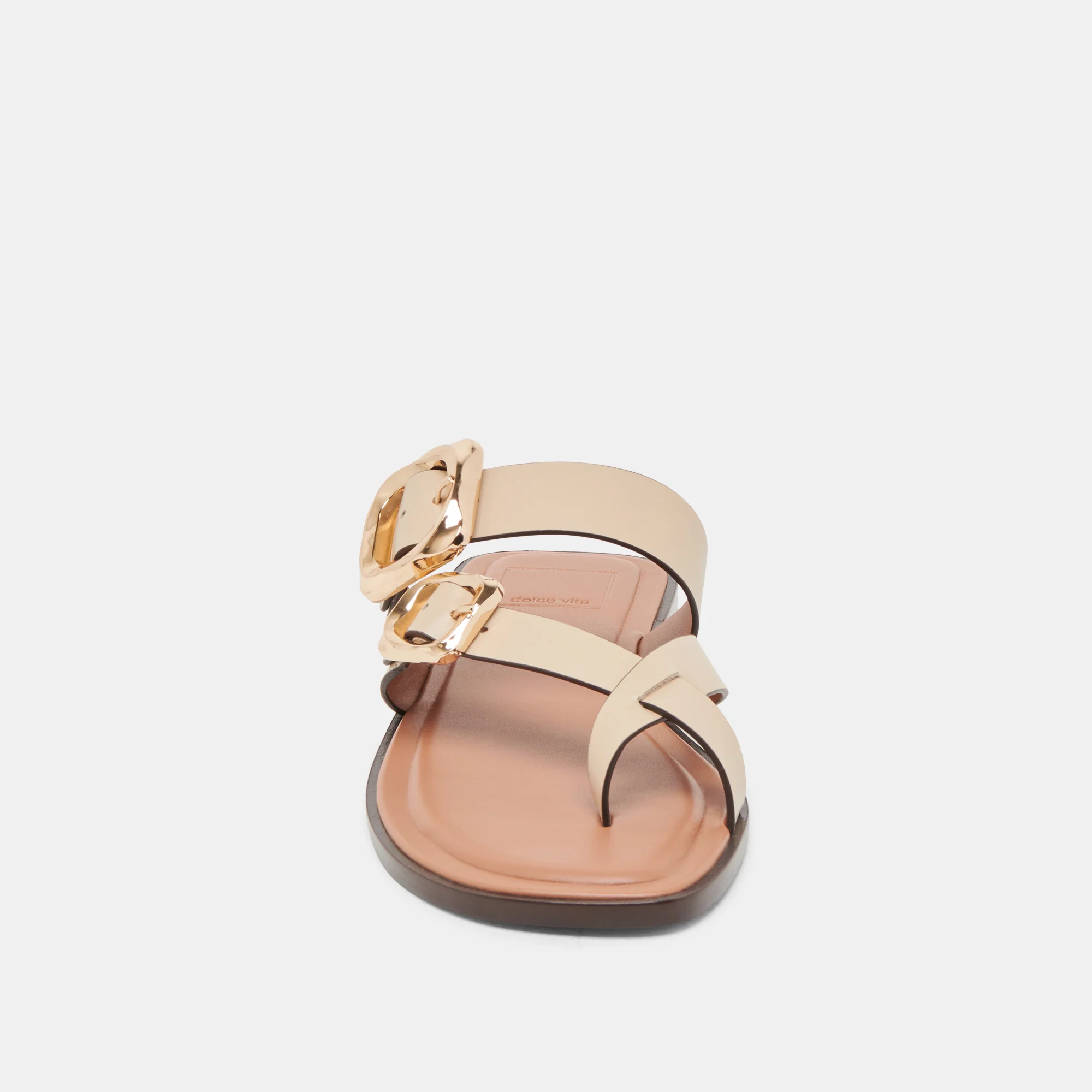 SHORE SANDALS IVORY LEATHER - Image 8