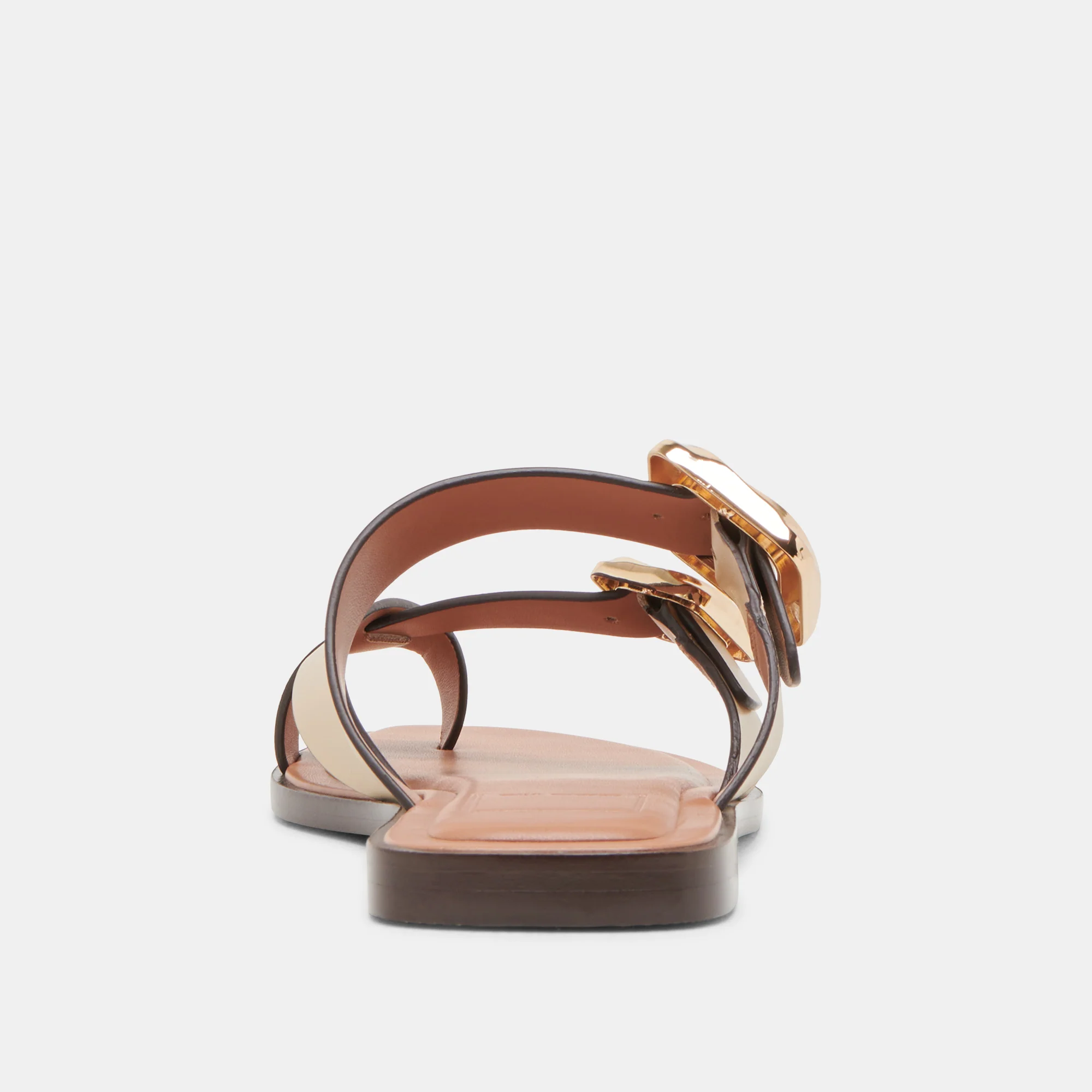 SHORE SANDALS IVORY LEATHER - Image 9