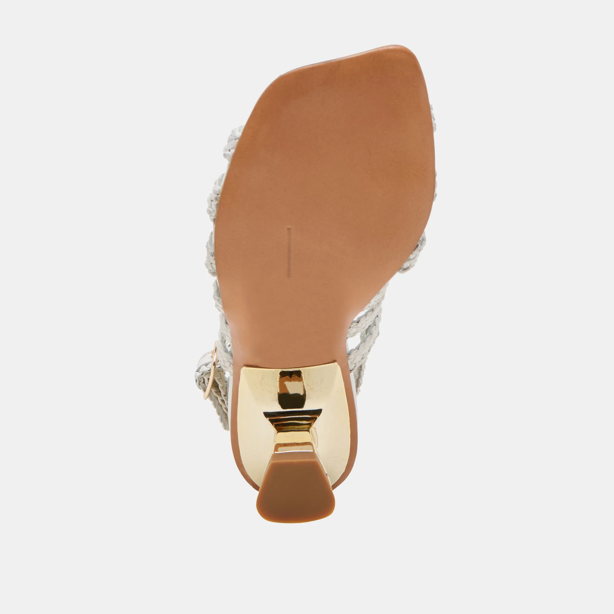 SICILY HEELS WHITE WOVEN LEATHER - Image 12