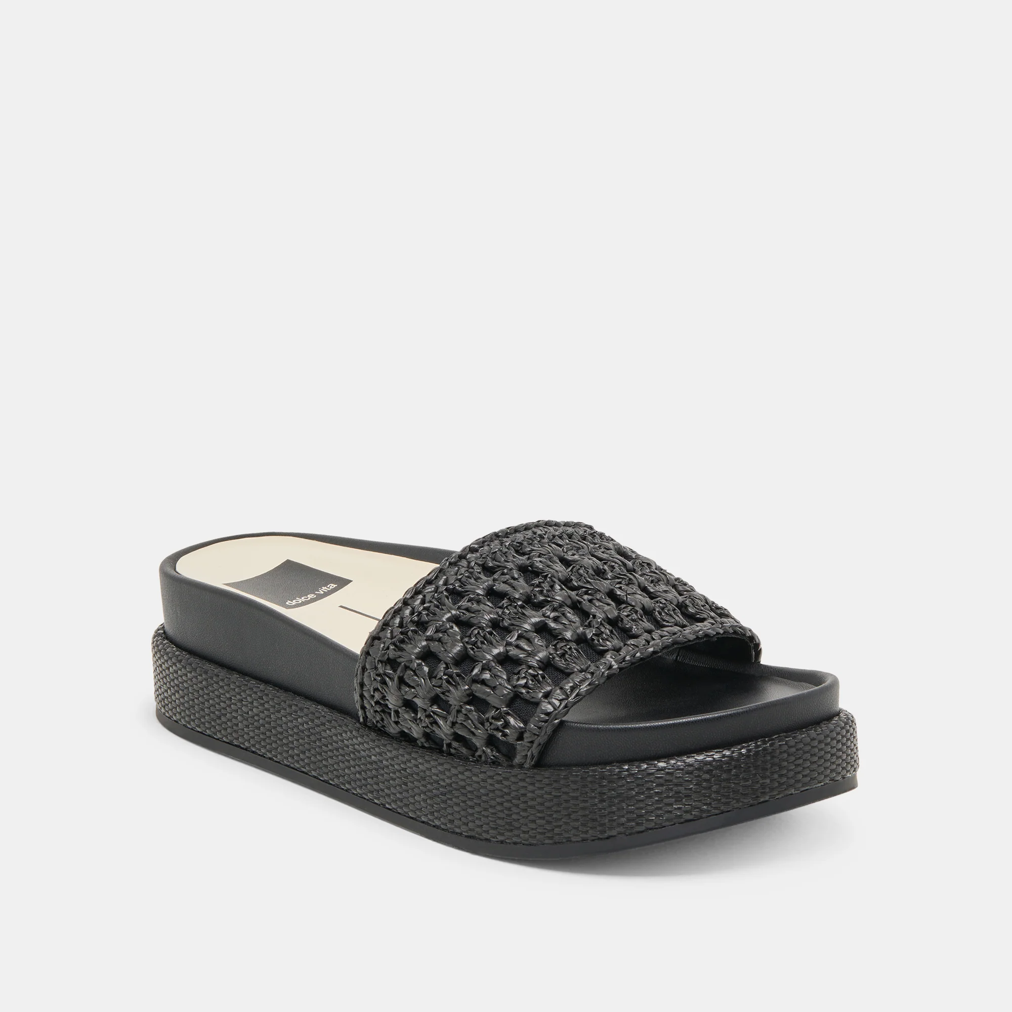 SIDONA SANDALS ONYX RAFFIA - Image 3