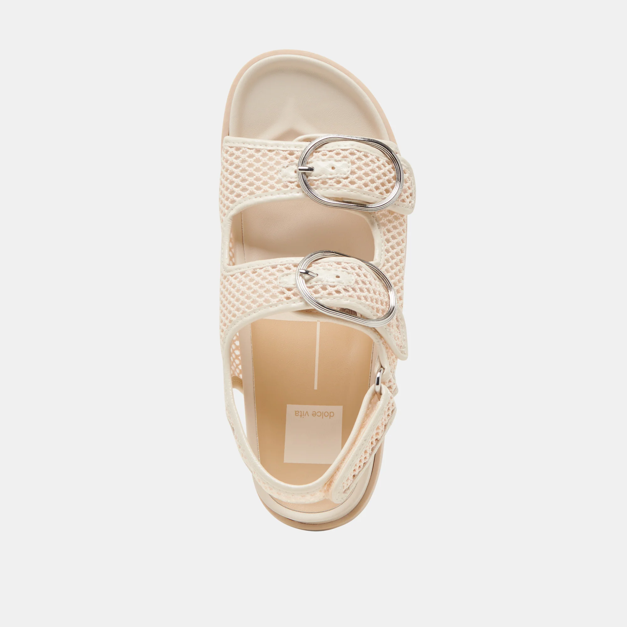 STARLA MESH SANDALS CREME WOVEN MESH - Image 13