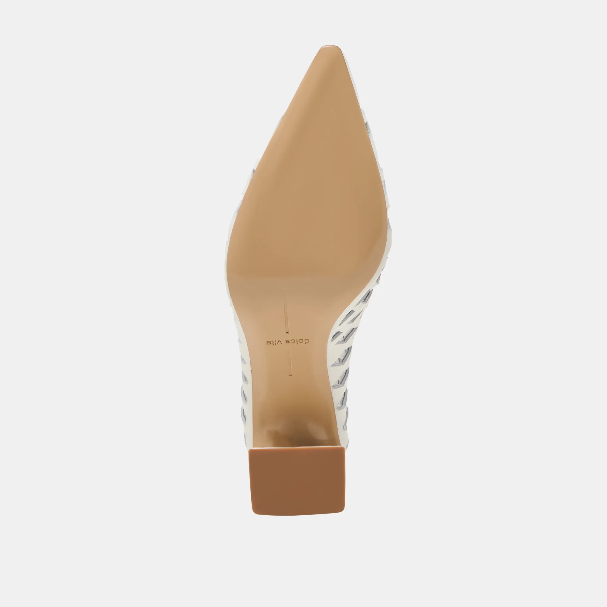 TANYA HEELS BONE WOVEN LEATHER - Image 12