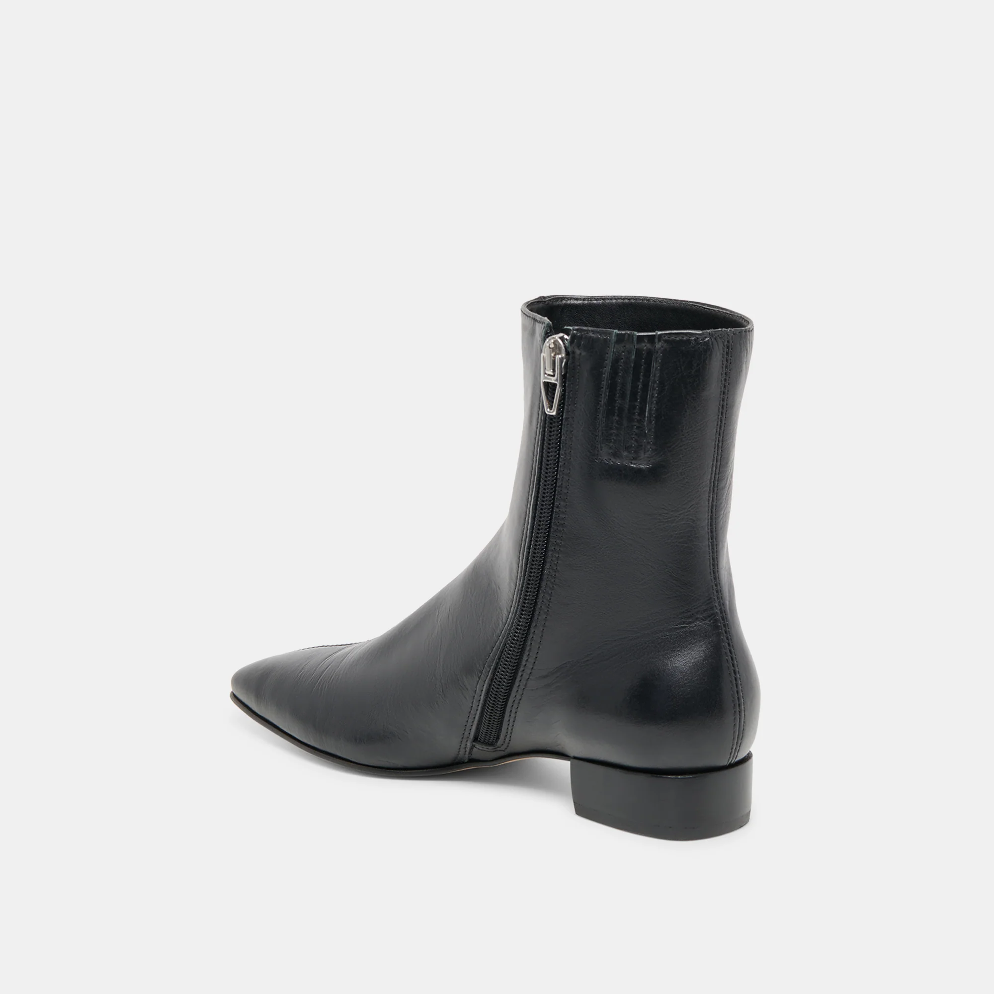TARINE BOOTIES BLACK LEATHER - Image 8