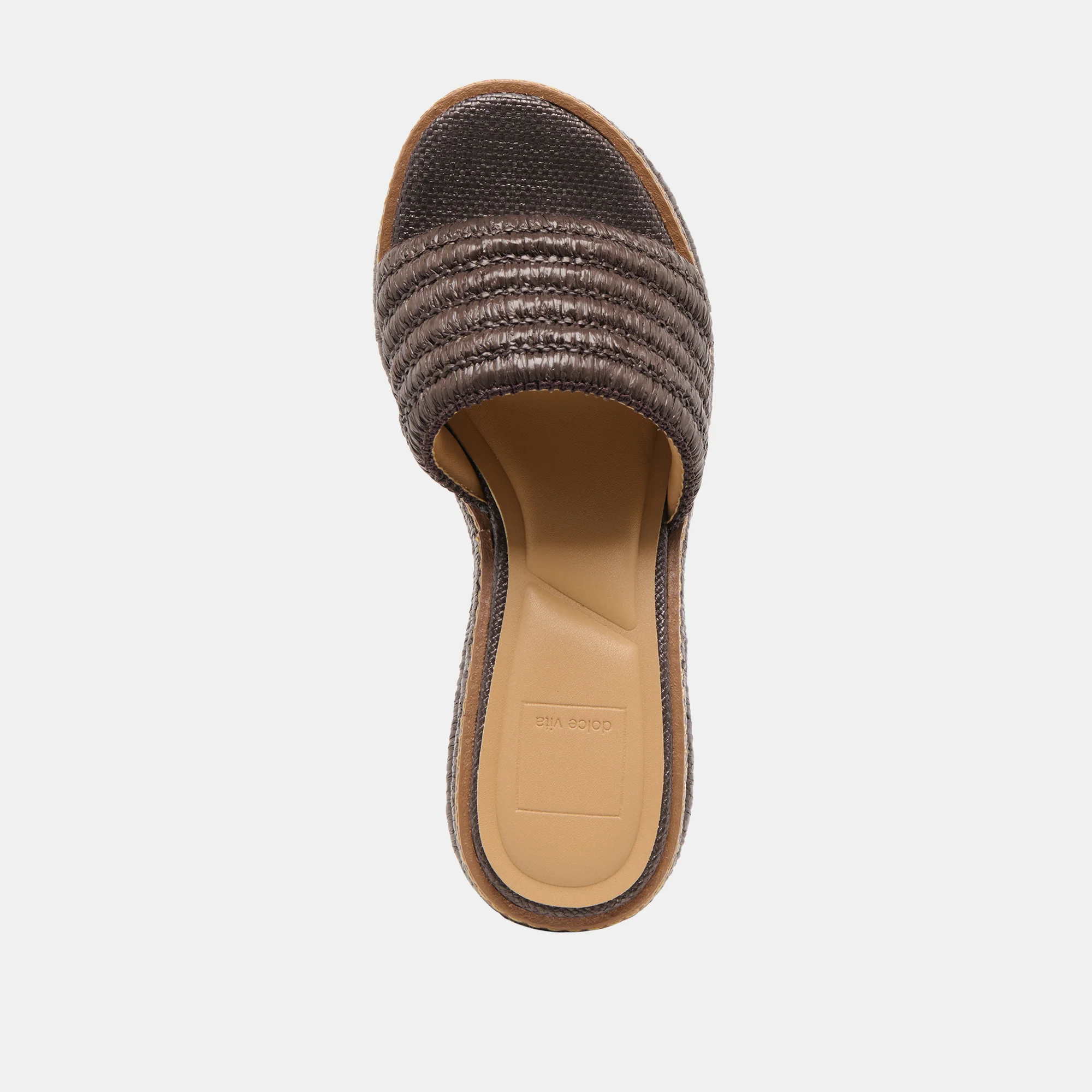THRONE WEDGES CHOCOLATE RAFFIA - Image 10
