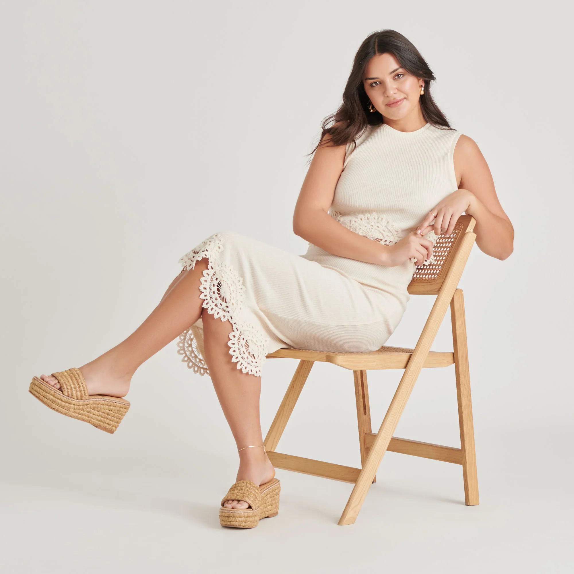 THRONE WEDGES LT NATURAL RAFFIA - Image 11