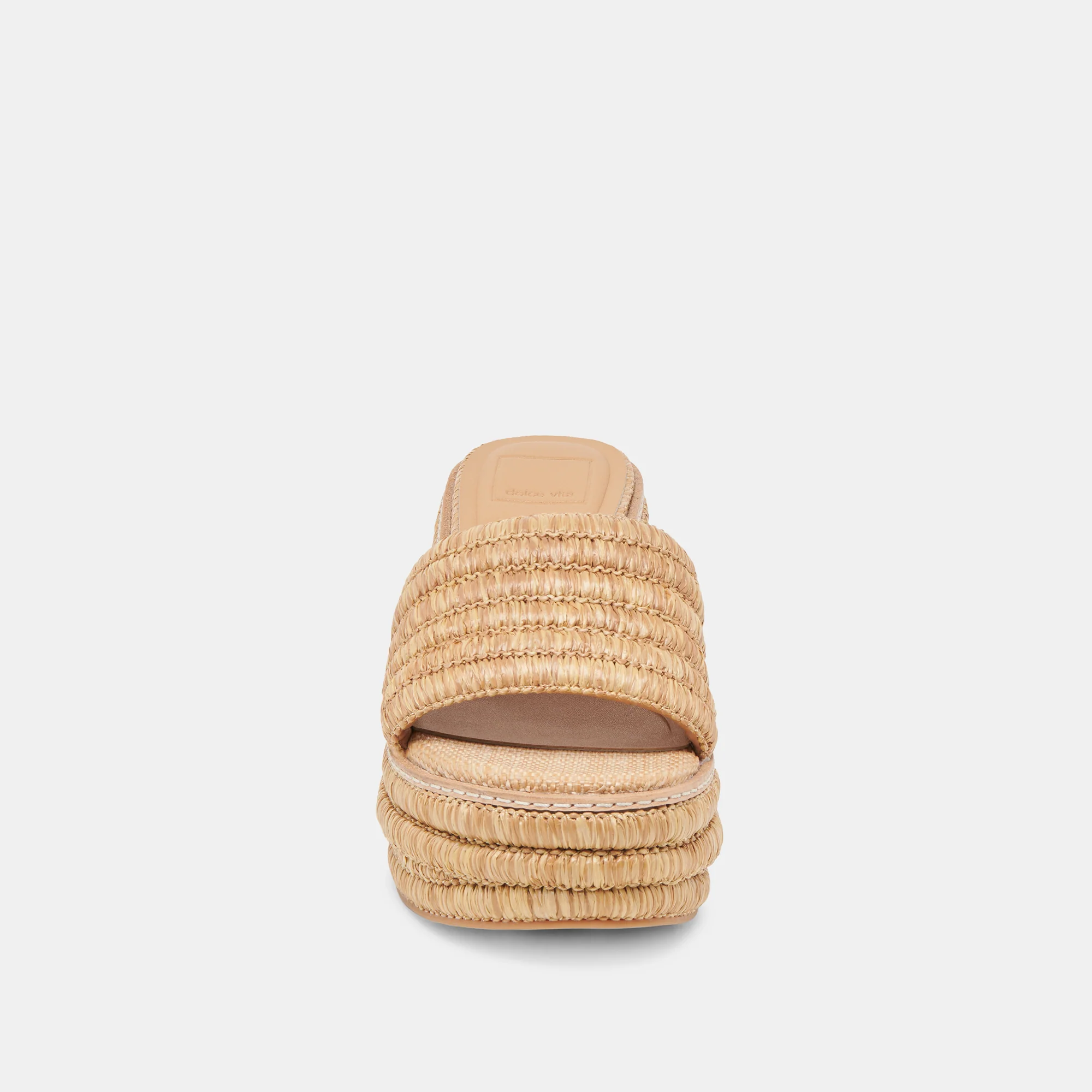 THRONE WIDE WEDGES LT NATURAL RAFFIA - Image 6