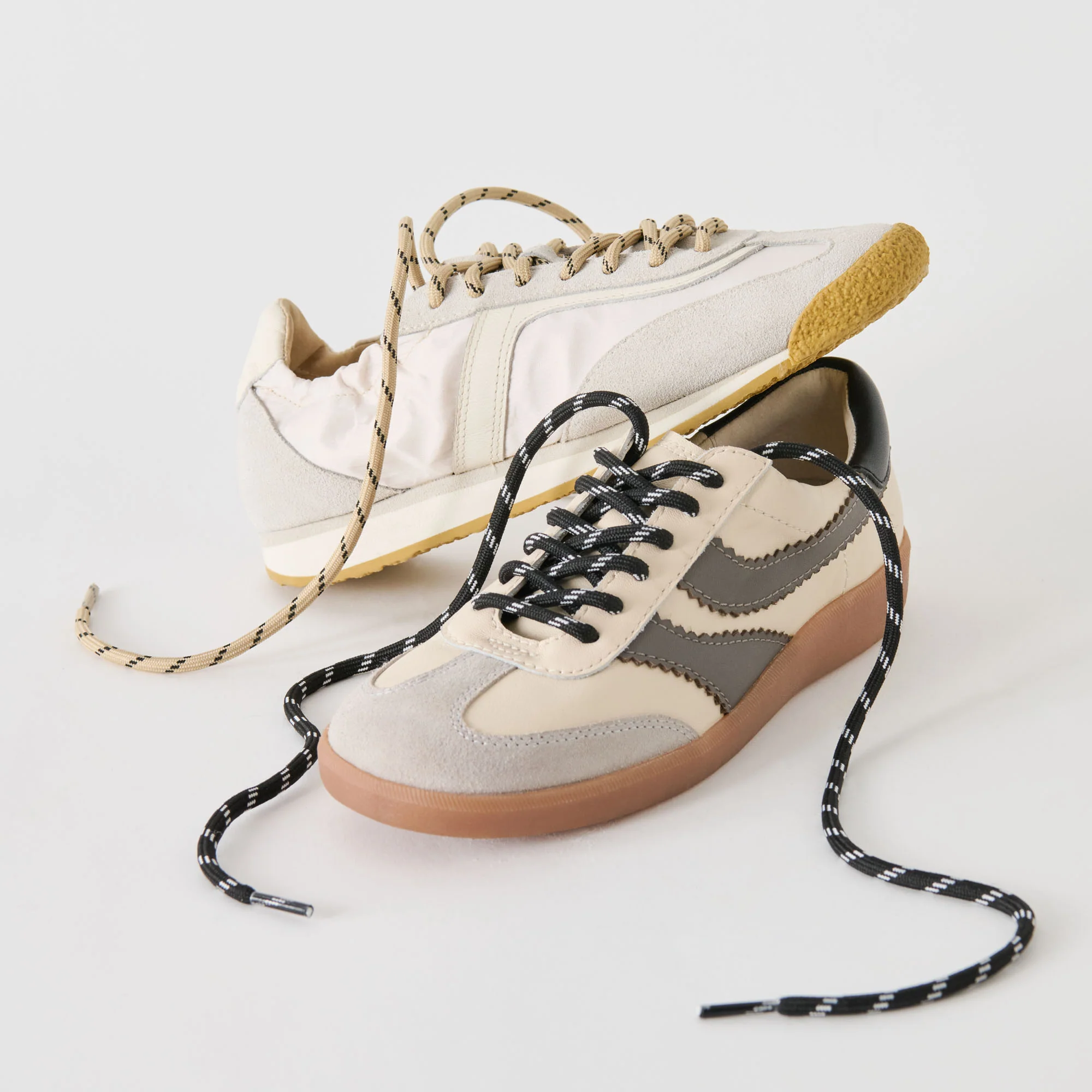 TICK MARK CORD LACE TAN MULTI - Image 3