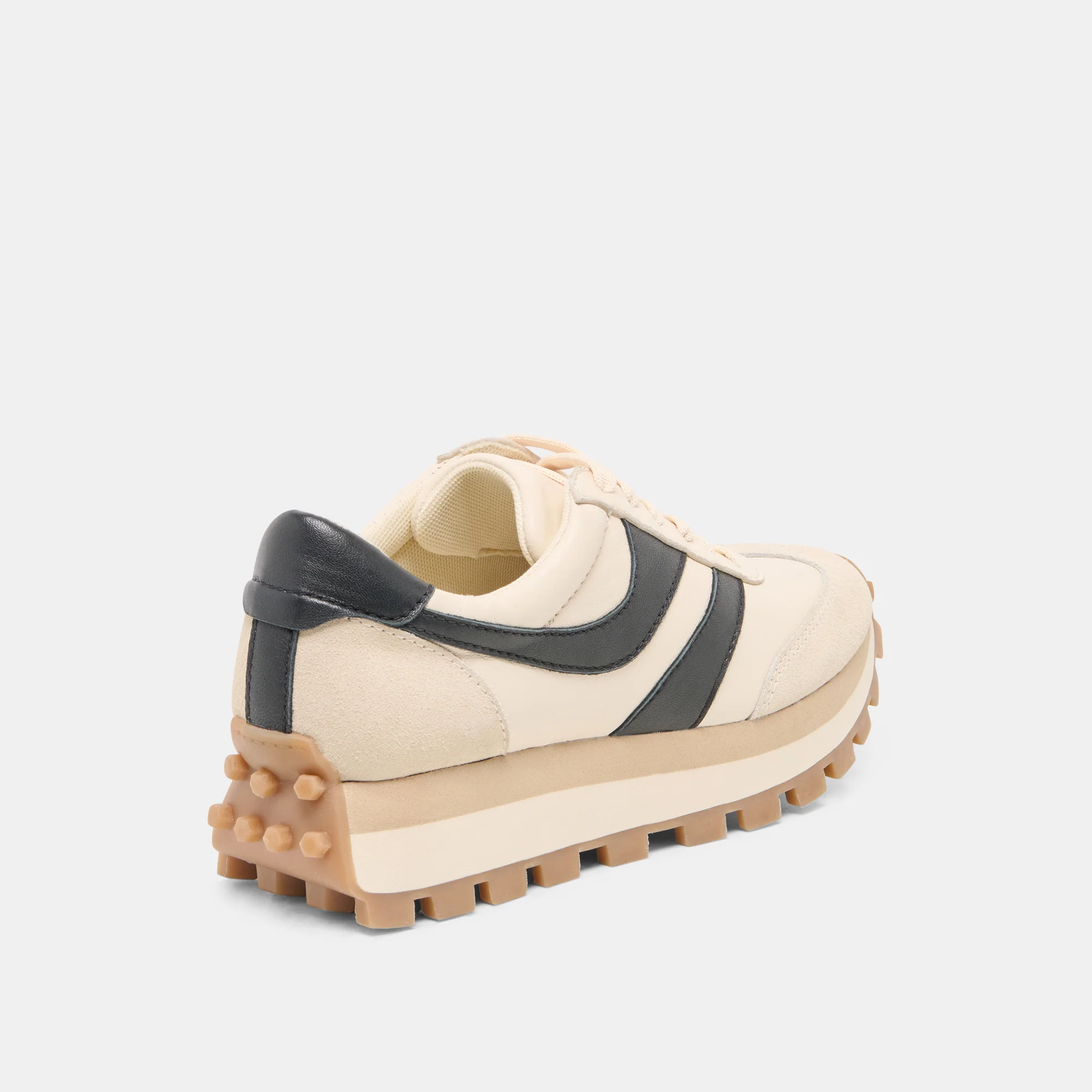 TRESA SNEAKERS WHITE BLACK LEATHER - Image 3