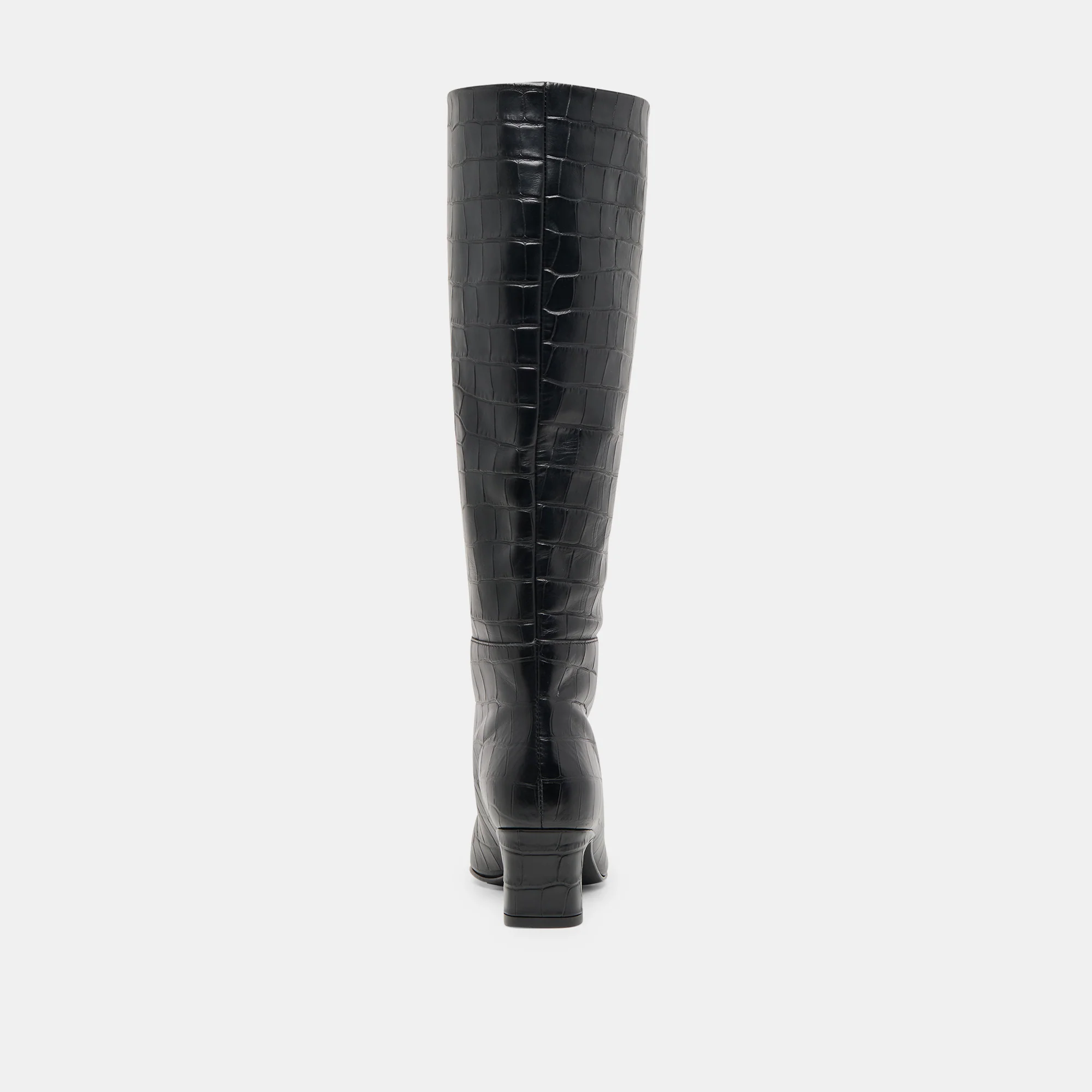 TRIXI BOOTS NOIR CROCO EMBOSSED LEATHER - Image 10