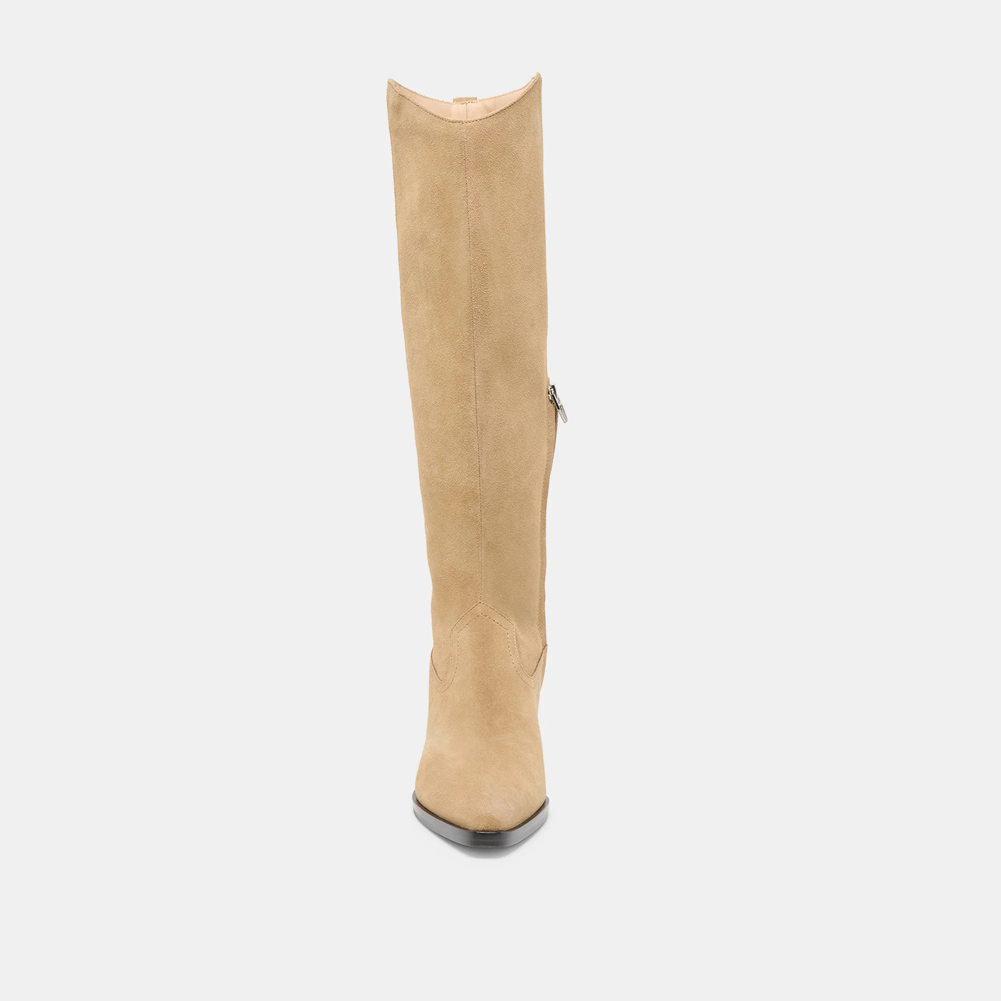 VIRONA H2O EXTRA WIDE CALF BOOTS DK TAUPE SUEDE - Image 10