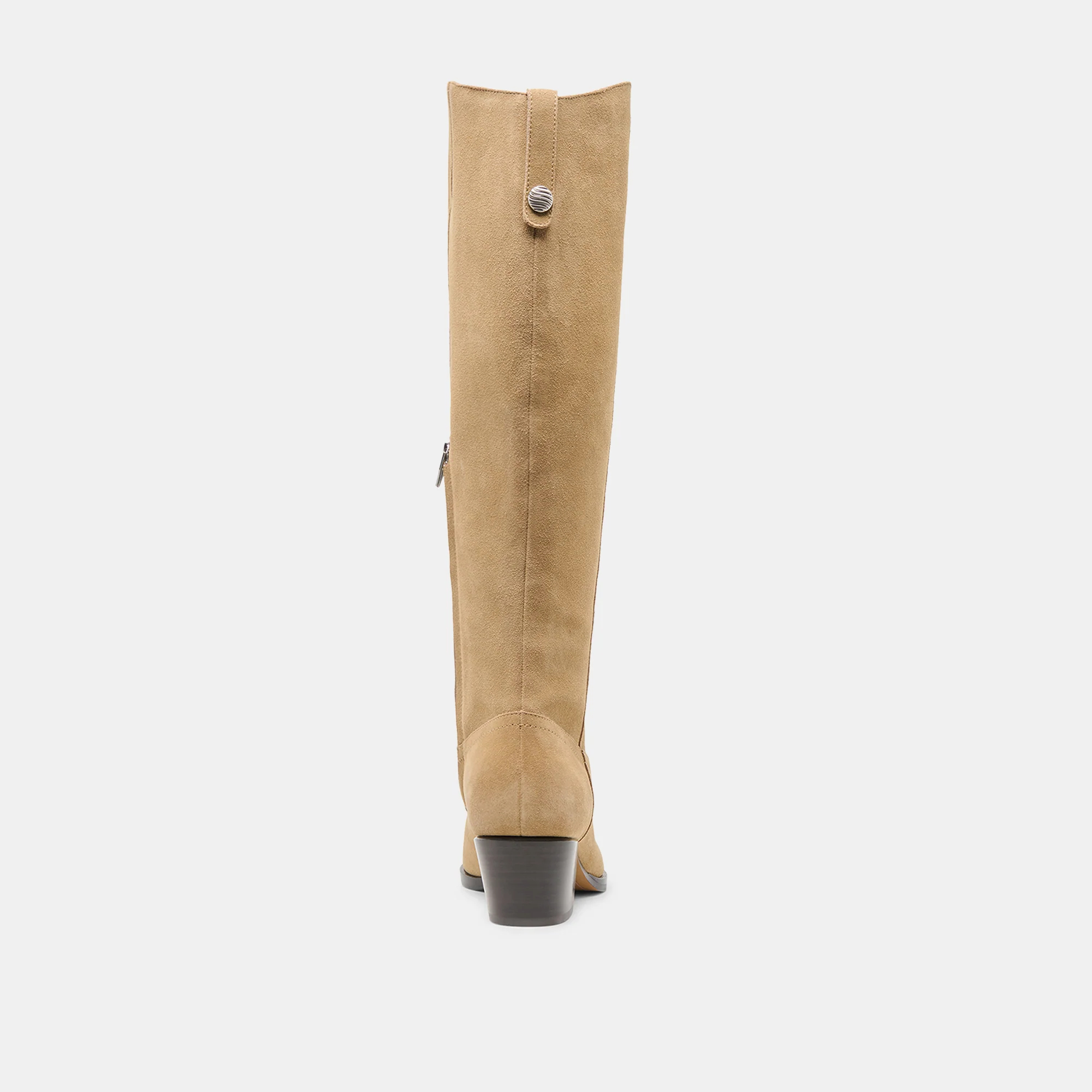VIRONA H2O WIDE CALF BOOTS DK TAUPE SUEDE - Image 12