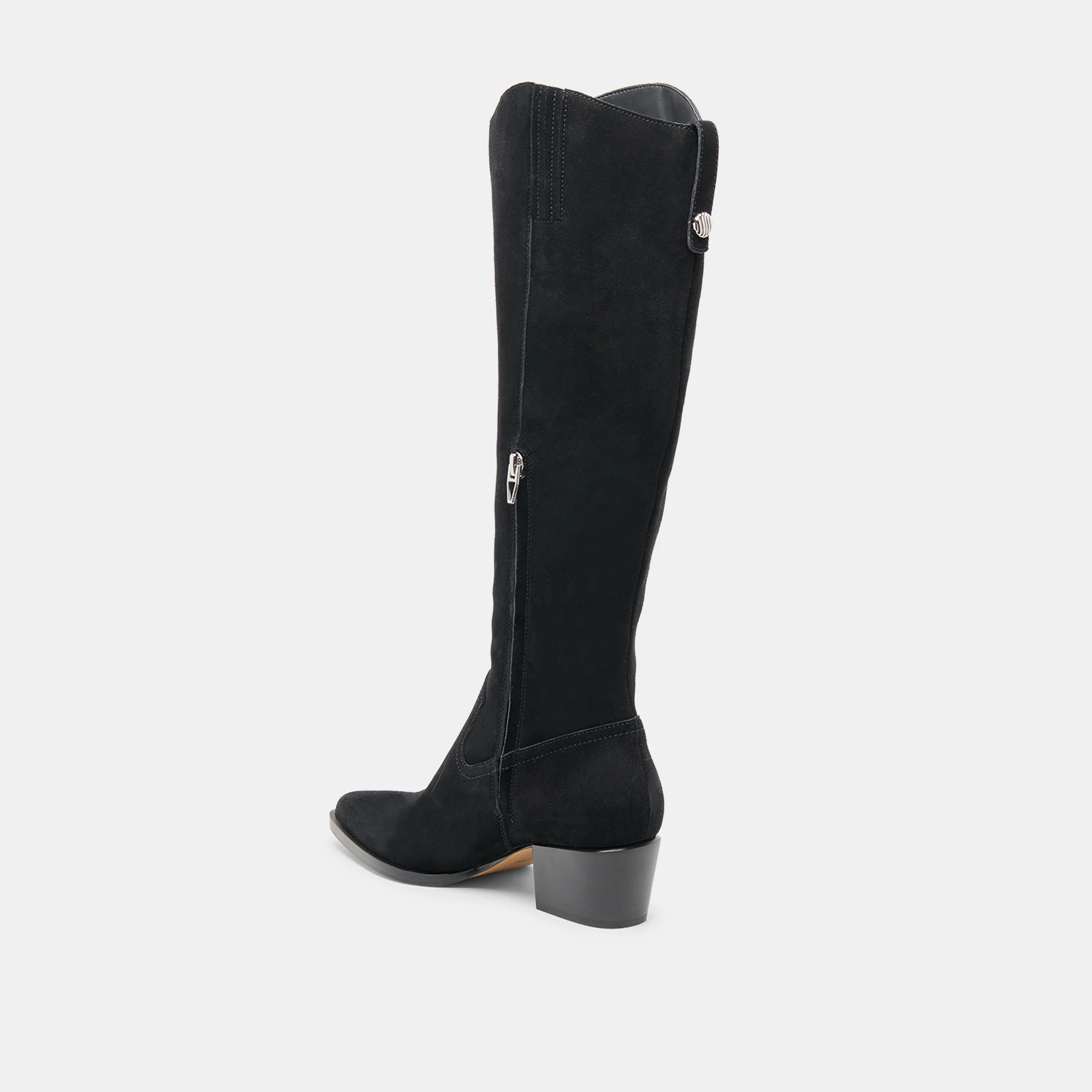 VIRONA H2O WIDE CALF BOOTS ONYX SUEDE - Image 5