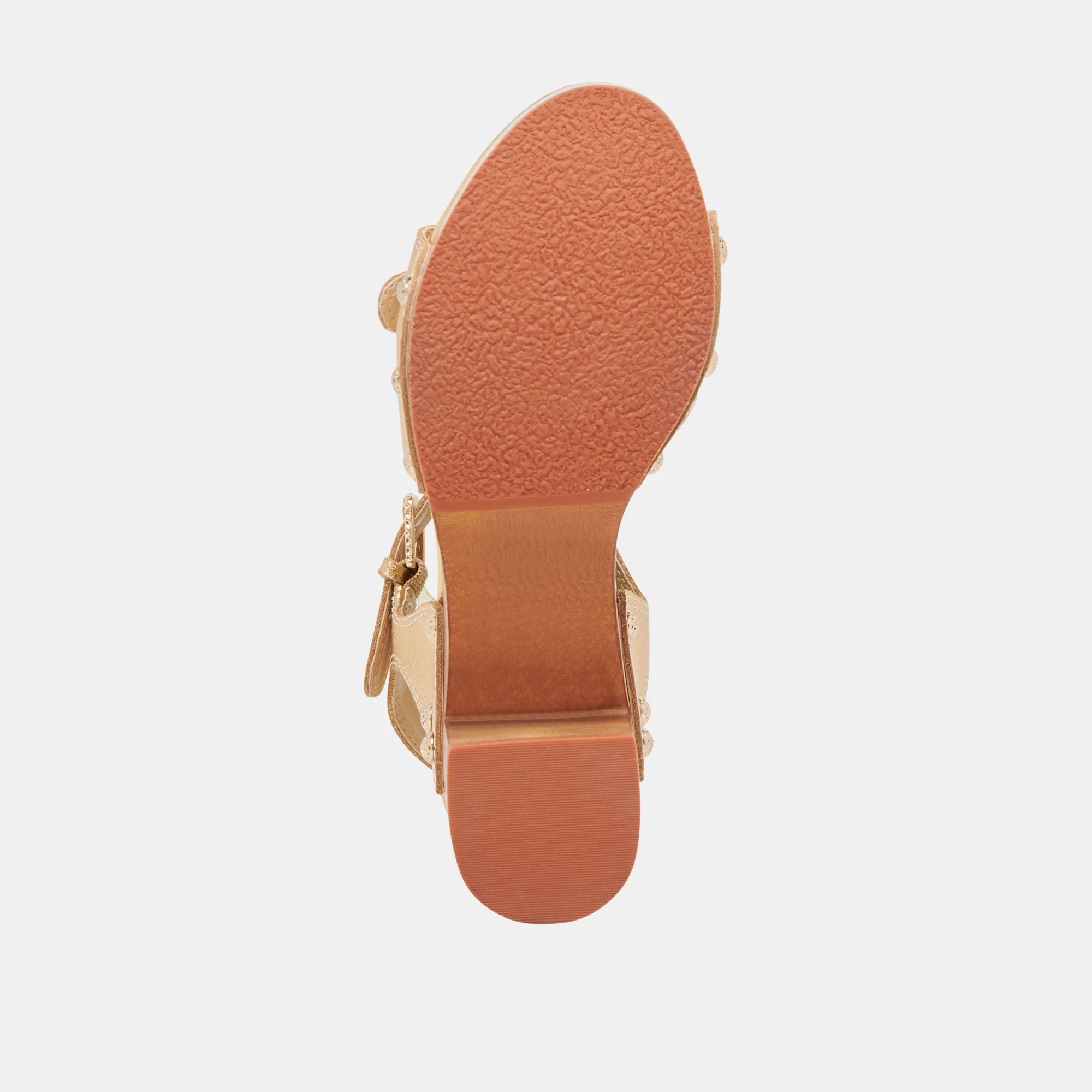 YANDY HEELS GOLD LEATHER - Image 9