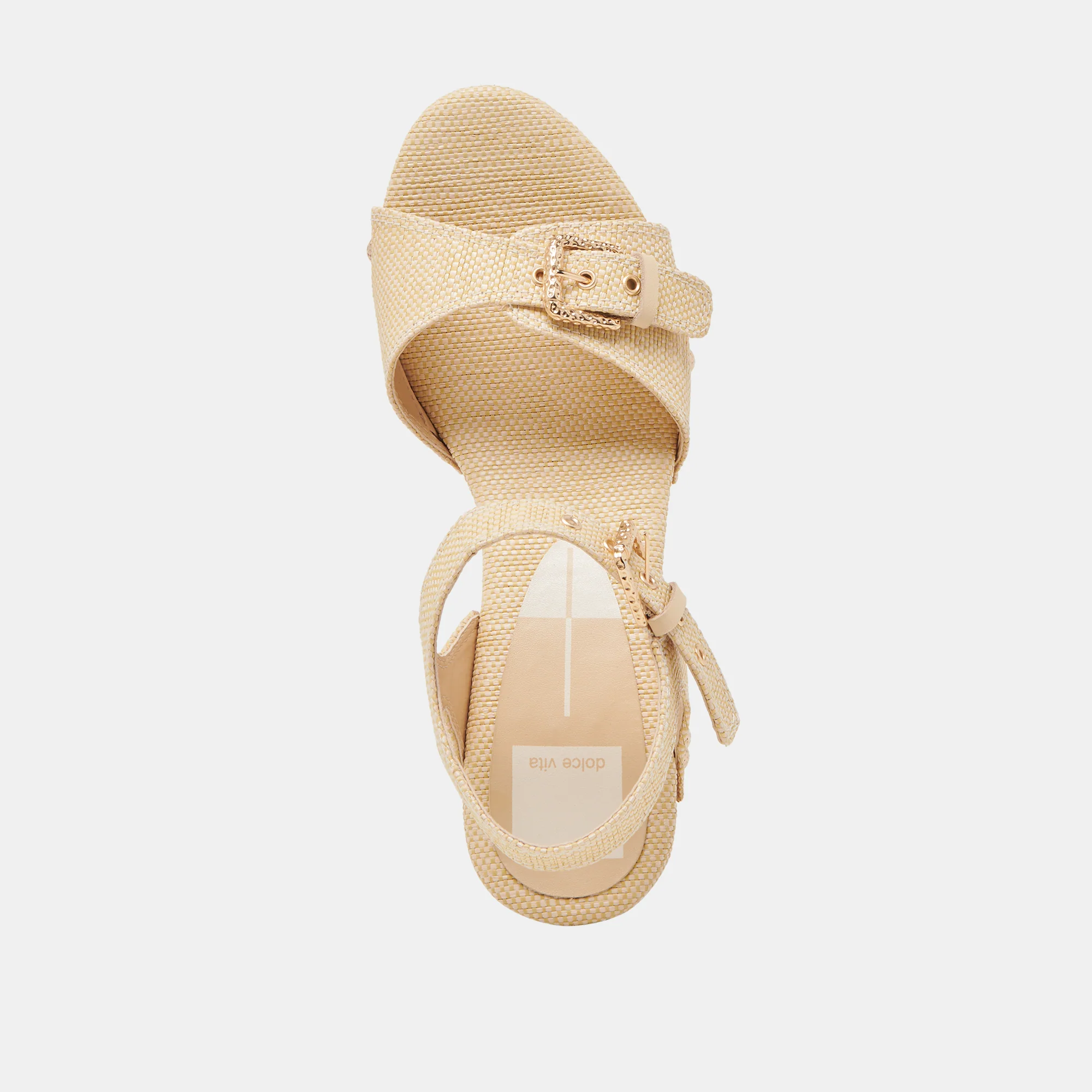 YANDY HEELS LT NATURAL RAFFIA - Image 10