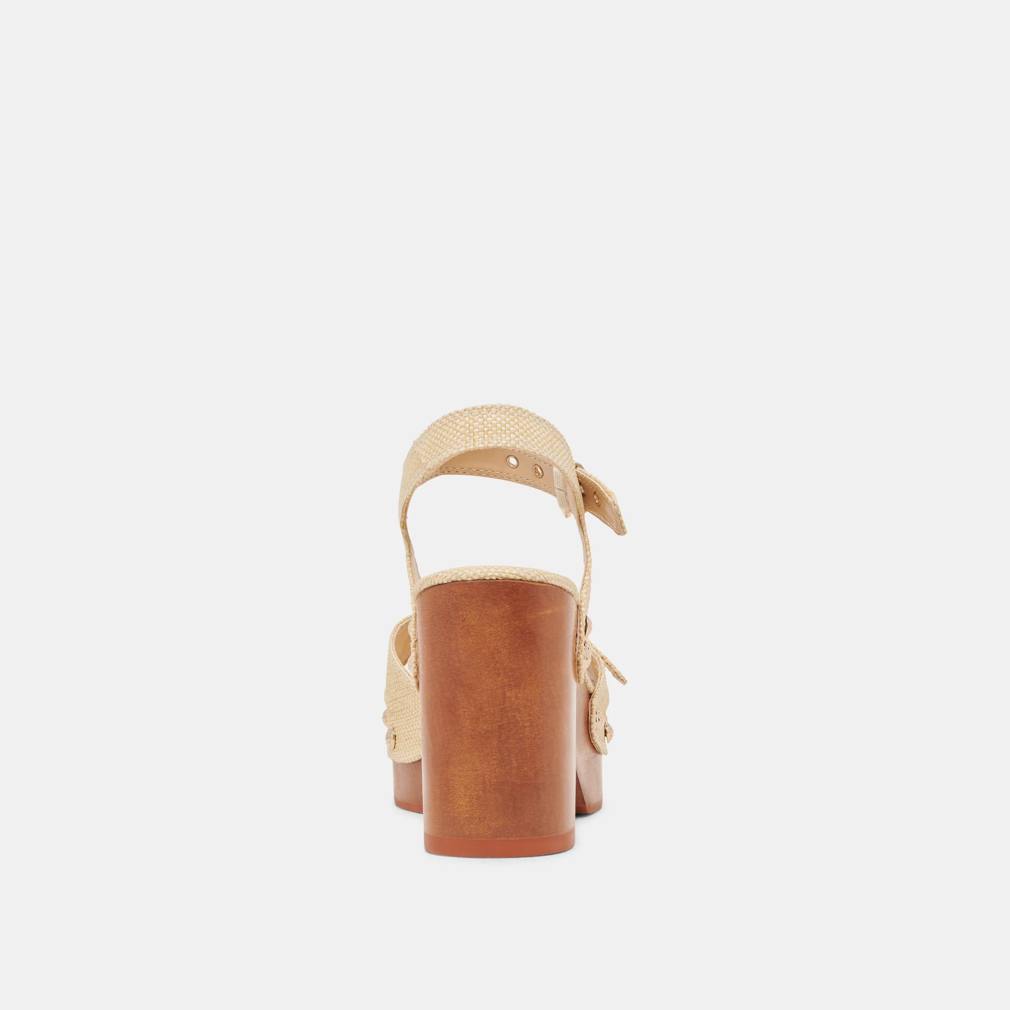 YANDY HEELS LT NATURAL RAFFIA - Image 9