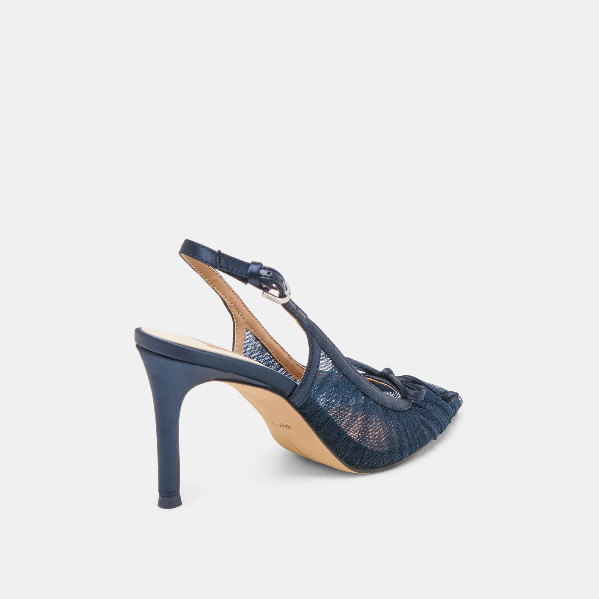 YELA HEELS NAVY TULLE - Image 3