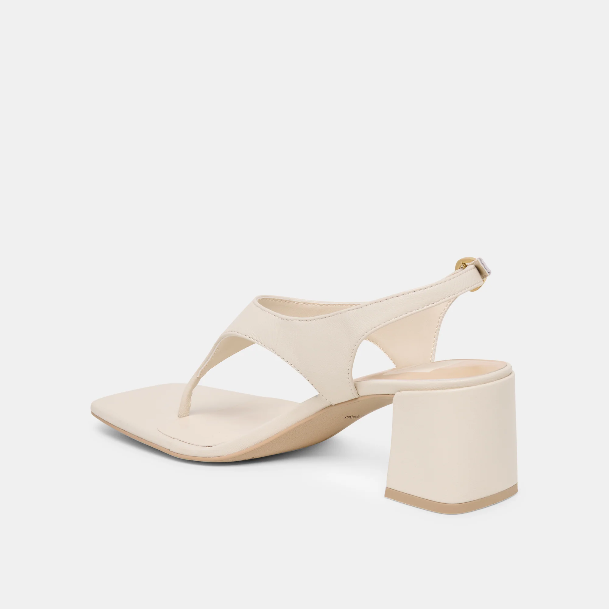 YVES HEELS IVORY LEATHER - Image 5