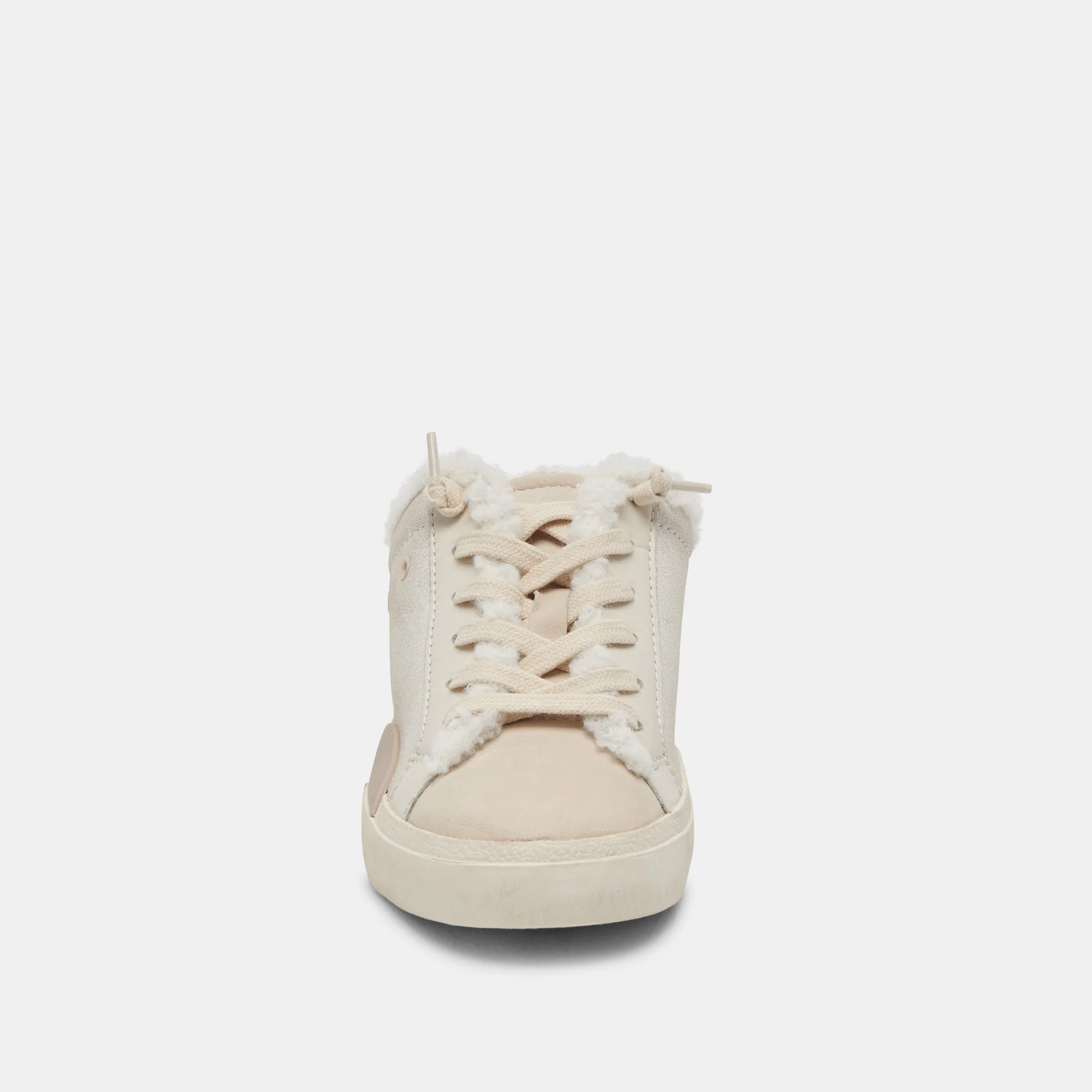 ZANTEL SNEAKERS OFF WHITE CRACKLED LEATHER - Image 7